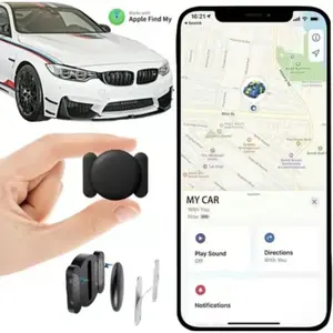 Compact Wireless GPS Tracker Tag with GPS Tracking Detector, Waterproof Magnetic Case, No Monthly Fee, Hidden Anti-Lost Sensor for IOS/Android - Ideal Mother's Day Gift for Her, Wireless Tag