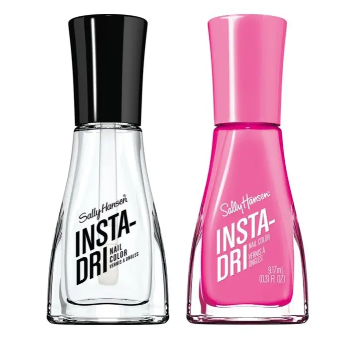 Insta Dri Hot Pink-tensity + Top Coat Bundle