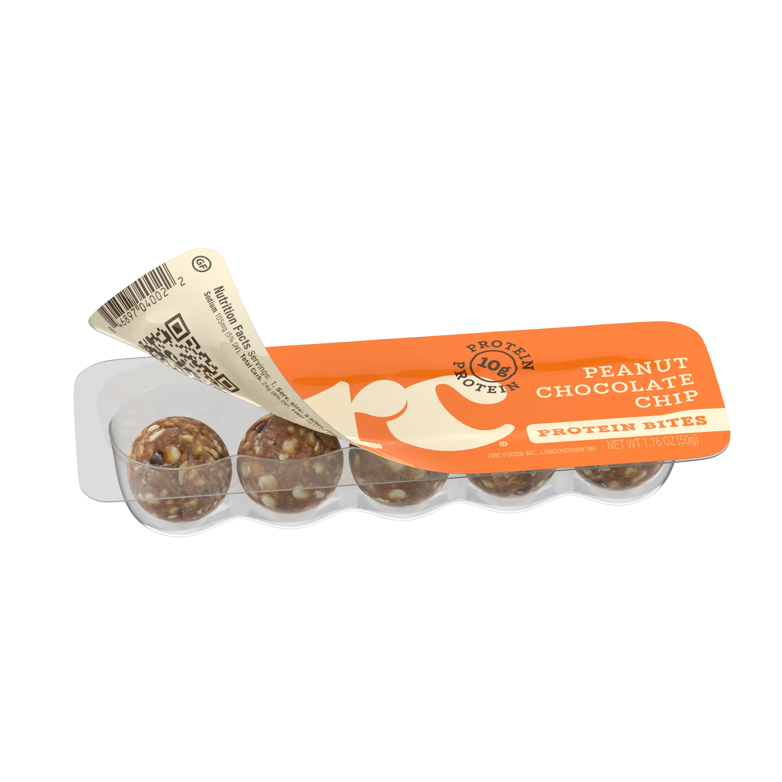 Peanut Chocolate Chip Protein Bites (10G)