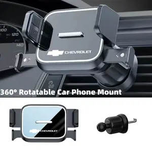 Car Phone Navigation Mount, Spiral Hook Universal Fit for Chevrolet Models, Compatible with Vertical & Horizontal Vents, Cellphone Car Mount, Car Accessories