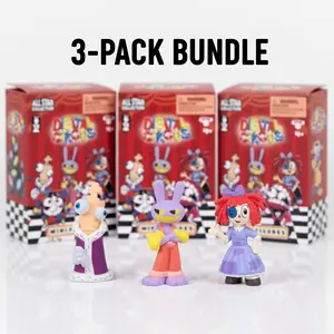 The Amazing Digital Circus 3-Pack 2" Collectible Mini Figures - Official Moose Toys | Pomni, Jax, Gangle & More | Ages 3+