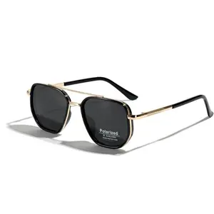 Back To School Sunglasses for Travel Use, Gifts for Him, Fashion Fall/Summer 2025 Geometric Frame Double Beam Sun Protection Glasses Trends, Travel Accessories, Fall Outfits, Fall Freshness, Vacation Outfits Fall Outfits 2025