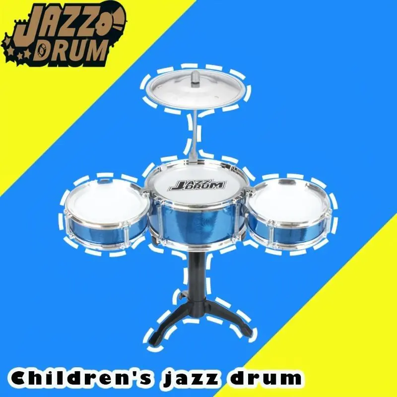 Mini Realistic Drum Set Toy, Small Jazz Drums