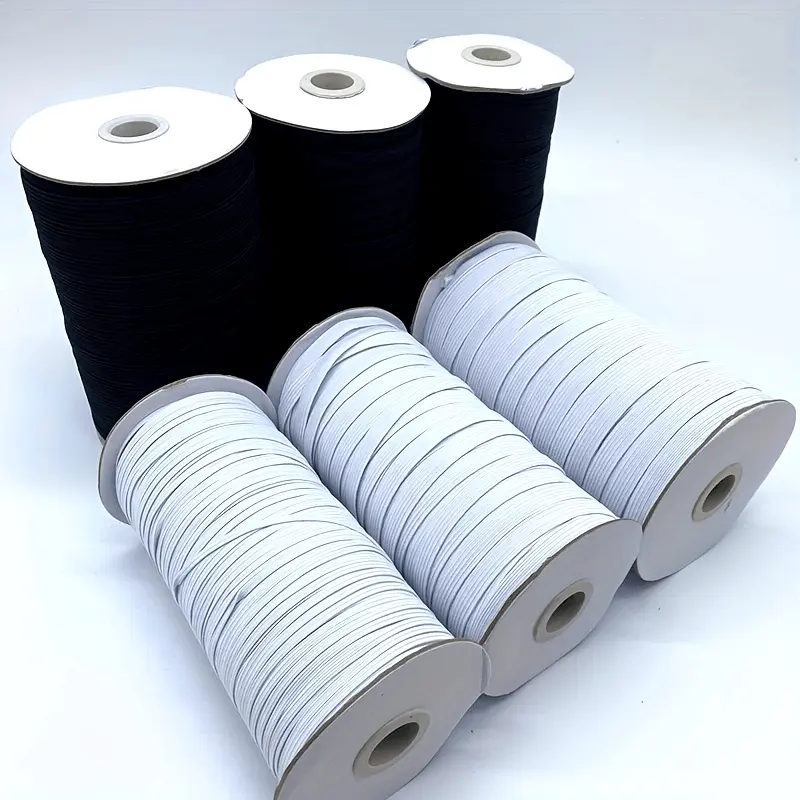 1 Spool High-Elastic Sewing Band, Elastic Sewing Rope For DIY Craft Sewing Fabric Garment, 10M/20M