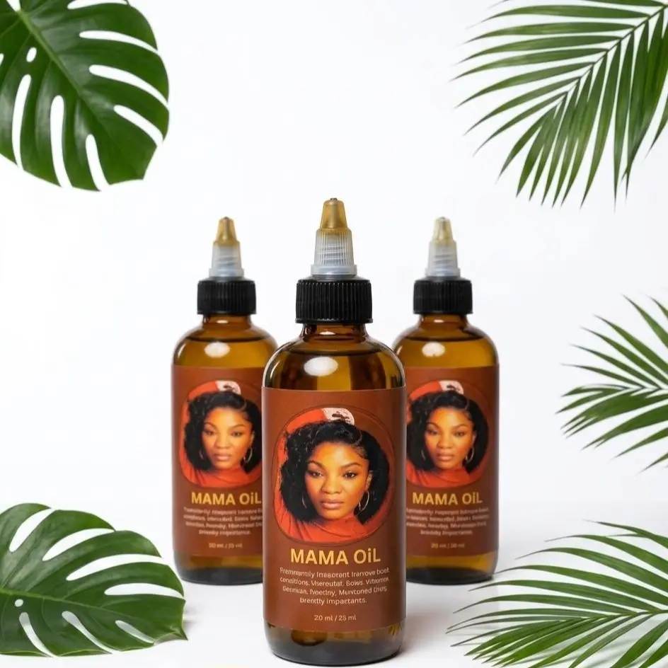 2oz Mama Natural hair Oil- Nourish, Repair & Strengthen All Hair Types Daily care Oil