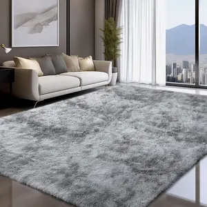 Large Size Shaggy Rugs, Big Plush Area Rug, Non-slip Soft Fluffy Carpet Mats for Livingroom Bedroom Nursery Home Decor
