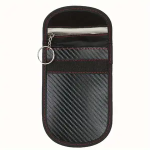 Premium Car Key Signal Protector - Advanced Faraday Cage RFID Blocking Bag - Universal Fit for Car Accessories, Ensuring Ultimate Security & Privacy in a Portable Design