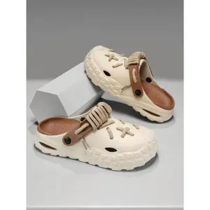 Men's Casual Hollow Out Breathable Clogs, New Style Comfortable Non-slip Clogs, Fashionable Shoes for Outdoor & Indoor Wear, Women