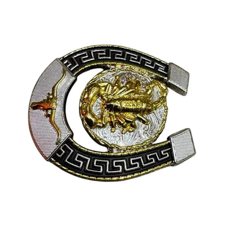 Western Style Scorpion Buckle Hebilla Vaquera con Alacran