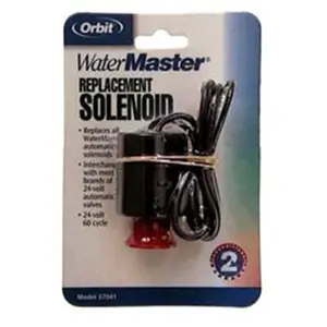 Orbit 24V 60-Cycle Solenoid for Home Improvement, Garden Watering & Irrigation Supplies with Card Packaging