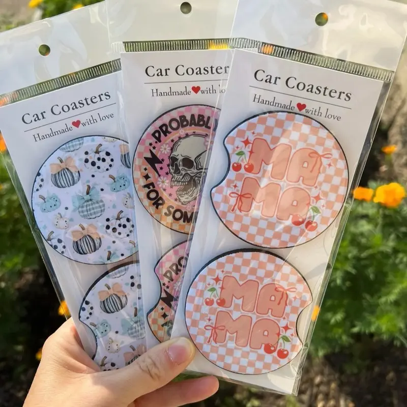 Car coasters set of 2 Car coasters set of 2