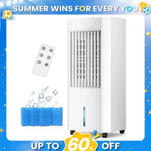 Summervibes[Limited Stock] Antarctic Star Air Conditioner - Windowless Portable AC with 3 Modes & 3 Speeds, 1.5Gal Tank for 15H Cooling, 140° Oscillation, 16.4FT Remote for Bedroom Indoor Use summerwins