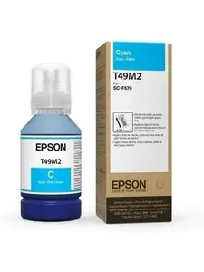 MakerFlo Epson T49M Cyan Sublimation Ink Bottle – 140mL Genuine Epson Dye-Sublimation Ink for SureColor F170 & F570 Printers