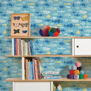 Fish Tank Wallpaper - Peel and Stick