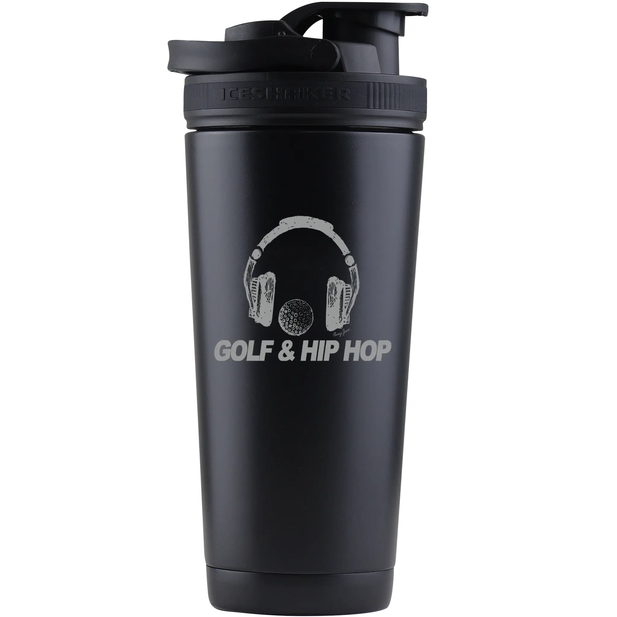 Golf & Hip Hop Ice Shaker Bottle Golf & Hip Hop Ice Shaker Bottle