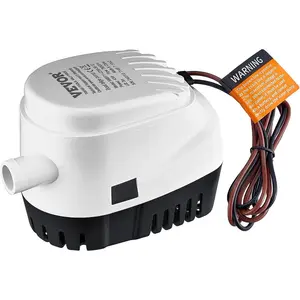VEVOR 1100GPH 12V Submersible Bilge Water Pump With Float Switch, 1.1 Outlet, Marine Electric Pump for Boats, Ponds, Pools, Basements