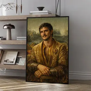 Oberyn Martell Mona Lisa Poster Art, GOT Oberyn Martell Meme Poster