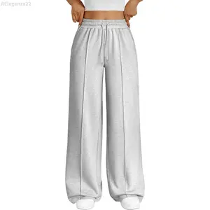 Womens Wide Leg Sweatpants Baggy Loose Fall Barrel Casual Lounge Athletic Pants Comfy Teen Girl Cute  JoggersAEleqanza22