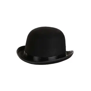 Men's Black Costume Bowler Hat