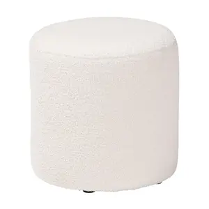 Tori Boucle Upholstered Ottoman