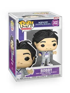 Funko POP KPop Demon Hunters - Bobby the Manager Vinyl Figure with Epic Collectibles Premium Box Protector Included