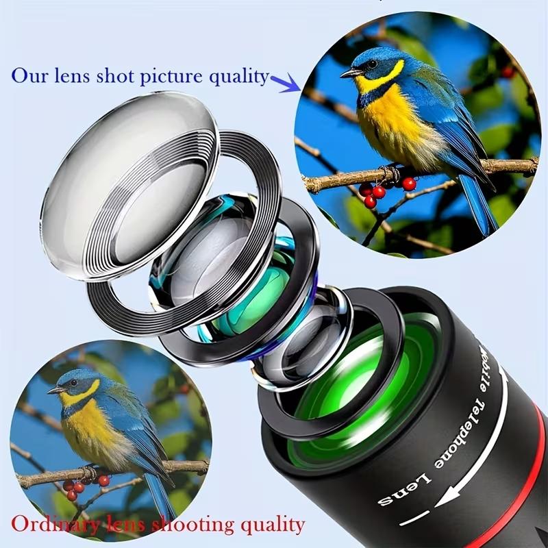 【CLEARANCE SALE】  Summervibes 8X Zoom Phone Camera Lens HD Telescope Clip-On for iPhone Android | Portable Travel Photography Gift
