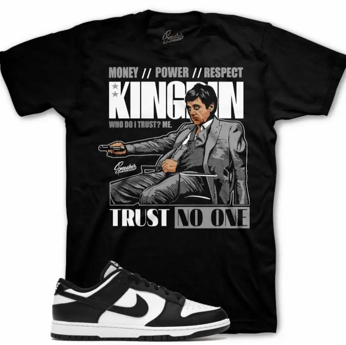 Shirt To Match Dunk Low Panda Dunk Hi Panda Shoes - Trust issues Sneaker Tees