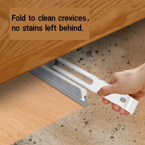 3 in 1 Foldable Window Cleaning Scraper, Squeegee and Scrubber, Multifunctional HouseholdCleaning Tool Glass Mirrors