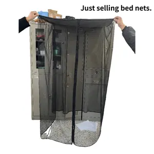 Mark Deng Outdoor Camping & Fishing Mosquito Net Cover—Features a zippered opening and a waterproof canopy. (Chair not included.) Designed for use with sun chairs, featuring breathable, mosquito-repellent fabric. Ideal for fishing and camping.