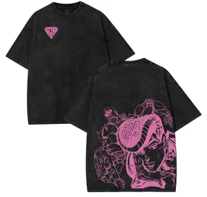 Crazy Diamond Josuke Shirt JoJo Part 4 Graphic Tee Diamond is Unbreakable Anime Merch Retro Stand Streetwear outkast shirt graphic tees Menswear Top men's t shirts