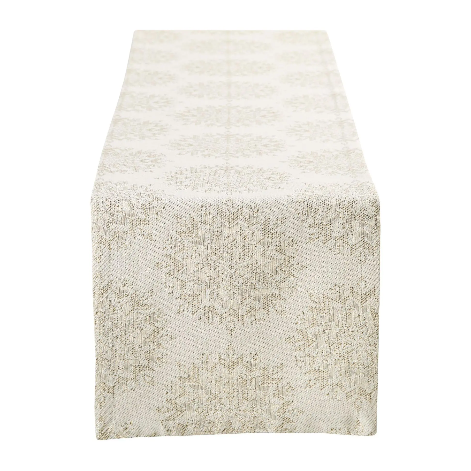 Design Imports Winter Sparkle Jacquard Table Runner 14x72