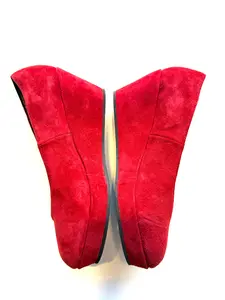 Esprit Red Suede Platform Pumps
