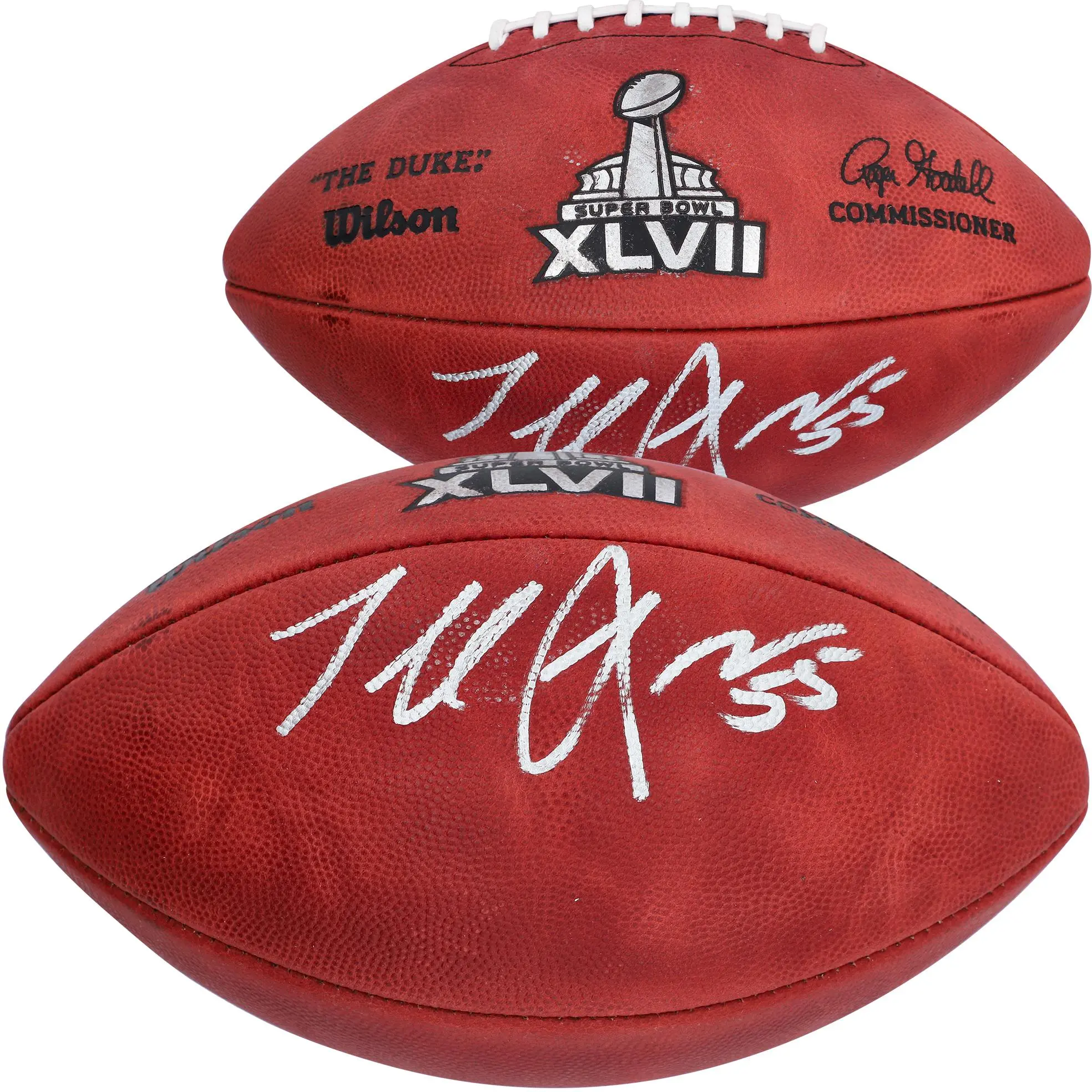 Terrell Suggs Baltimore Ravens Autographed Super Bowl XLVII Pro Football - Fanatics Authentic Certified