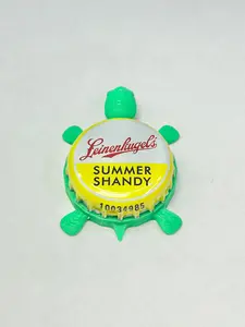 Leinenkugel's Summer Shandy - Bottle Cap Magnet Turtle
