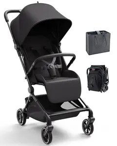 #Summervibes Momcozy TuckGo Lightweight Travel Stroller, One Click Fold for Toddlers 6M-3Y, 33L Bottom Storage, Compact Easier Air Travel, Travel Bag Included, 3-Position Recline, UPF 50+ Canopy, 5-Point Harness