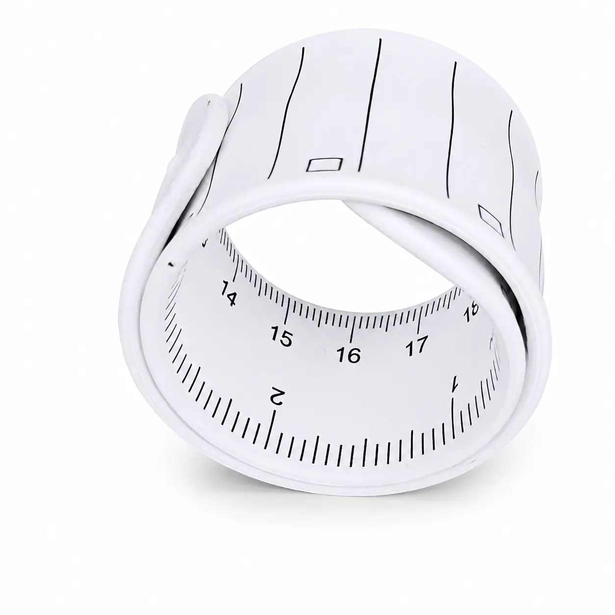 Reusable Wristband Notebook, Erasable PVC Memo Bracelet with Ruler, Wearable To Do List Notepad for Students Nurses Teachers School Office Work