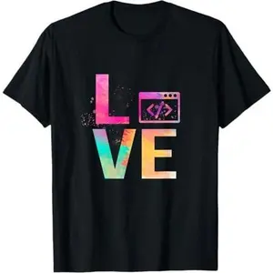 Colorful Computer Programming Mom Gifts Computer Programming T-Shirt