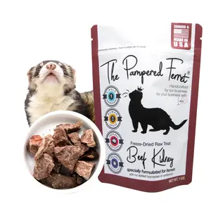 Freeze-Dried Raw Beef Kidney Treat for Ferrets