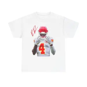 Rashee Rice Tee WR Rashee Rice Tee Shirt Adult Sizing Size Up One Size For Oversize Fit 100% Cotton