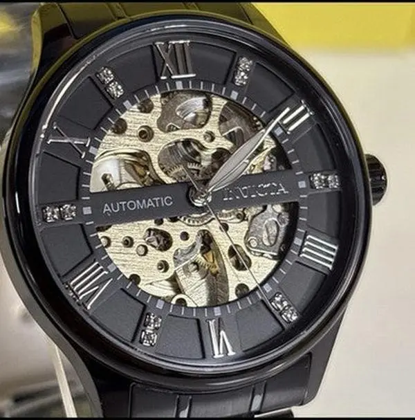 Invicta Objet D Art Automatic Men's Watch w/ Skeleton Dial 41mm Black 69505