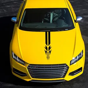 Universal Car Hood Sticker Racing Style Vinyl Decor Auto Tuning Accessories For Audi Toyota Tesla Honda VW Volkswagen BMW Subaru