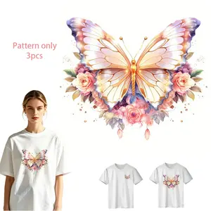 DIY DTF Heat Transfer Vinyl for T-shirts, Jeans, Hoodies, Backpacks - Washable, No-Cut, Custom Design Stickers for Creative Fabric Art