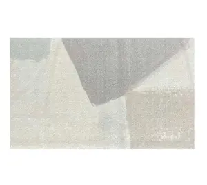 HomeRoots 526177 2x4 ft. Abstract Machine Tufted Area Rug - UV Protection, Taupe, Bohemian, Home Decor, Modern Indoor, Machine Washable, Abstract Area Rugs, Bohemian Area Rug