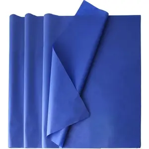 Royal Blue Large Tissue Paper Bulk for  Bags, 100 Sheets, 20x26 Inches,  Wrapping Packaging Floral Filler for Birthday Wedding Crafts (Royal Blue)