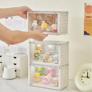 Blind Box Storage Container, Dust-Proof Transparent Display Stand, Hand-Made Doll Box, Household Organizer, Collectible Toy Holder, Home Organizer