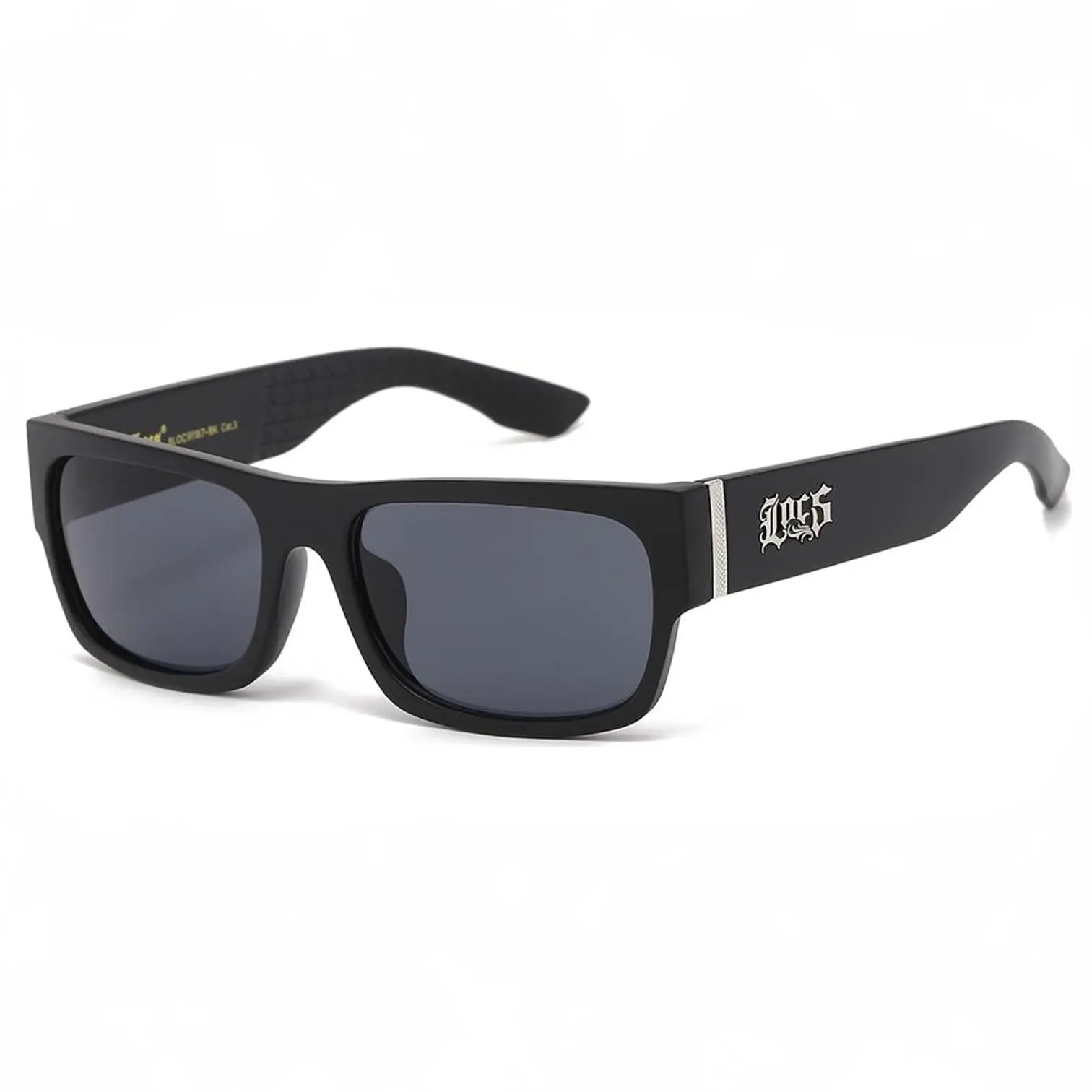 OG LOCS Square Fit Style Side Logo Trendy Super Dark Sunglasses with UV400 Protection Stylish Comfortable Wear for Outdoor Activities