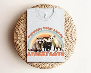 Unisex Street Cats Breathable Soft Stylish Streetwear Tshirt