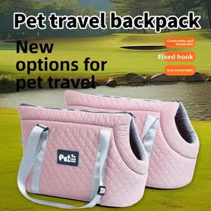 Portable Pet Carrier Bag, Foldable Single Shoulder & Handheld Cat Dog Bag, Lightweight for Travel, Walking, Commuting & Outdoor Use