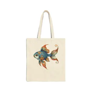 Artistic Ocean Fish Tote