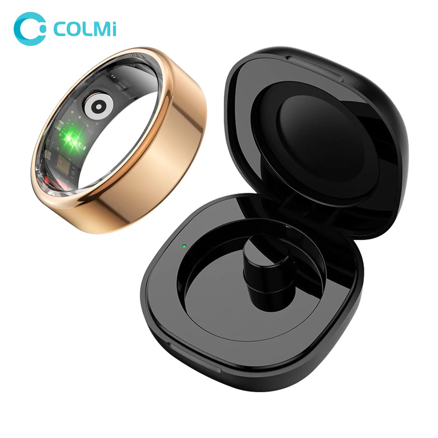 COLMI R02 Smart Ring Multifuntional IP68&5 ATM Waterproof Smartring for Women Men Wearable Device